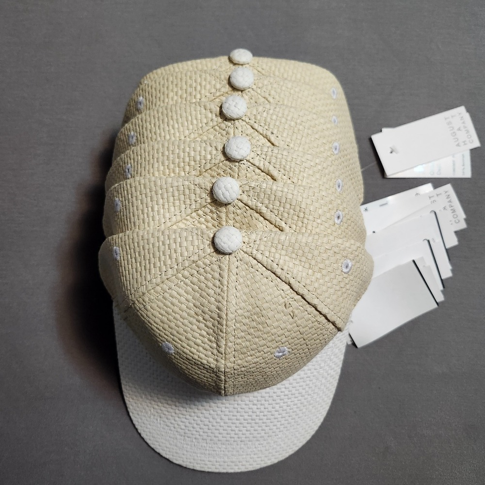 August Hat Company Women's Straw Hats Adjustable (Lot Of 6)